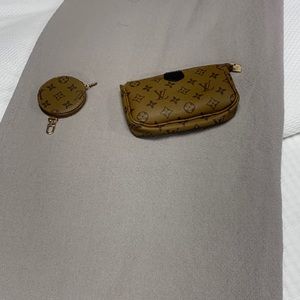 Mini Pochette Accessoires and Round zippered coin purse